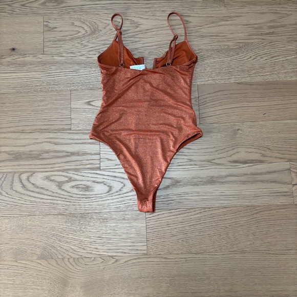 l*space Copper Shimmer One-Piece Swimsuit - Picture 2 of 5
